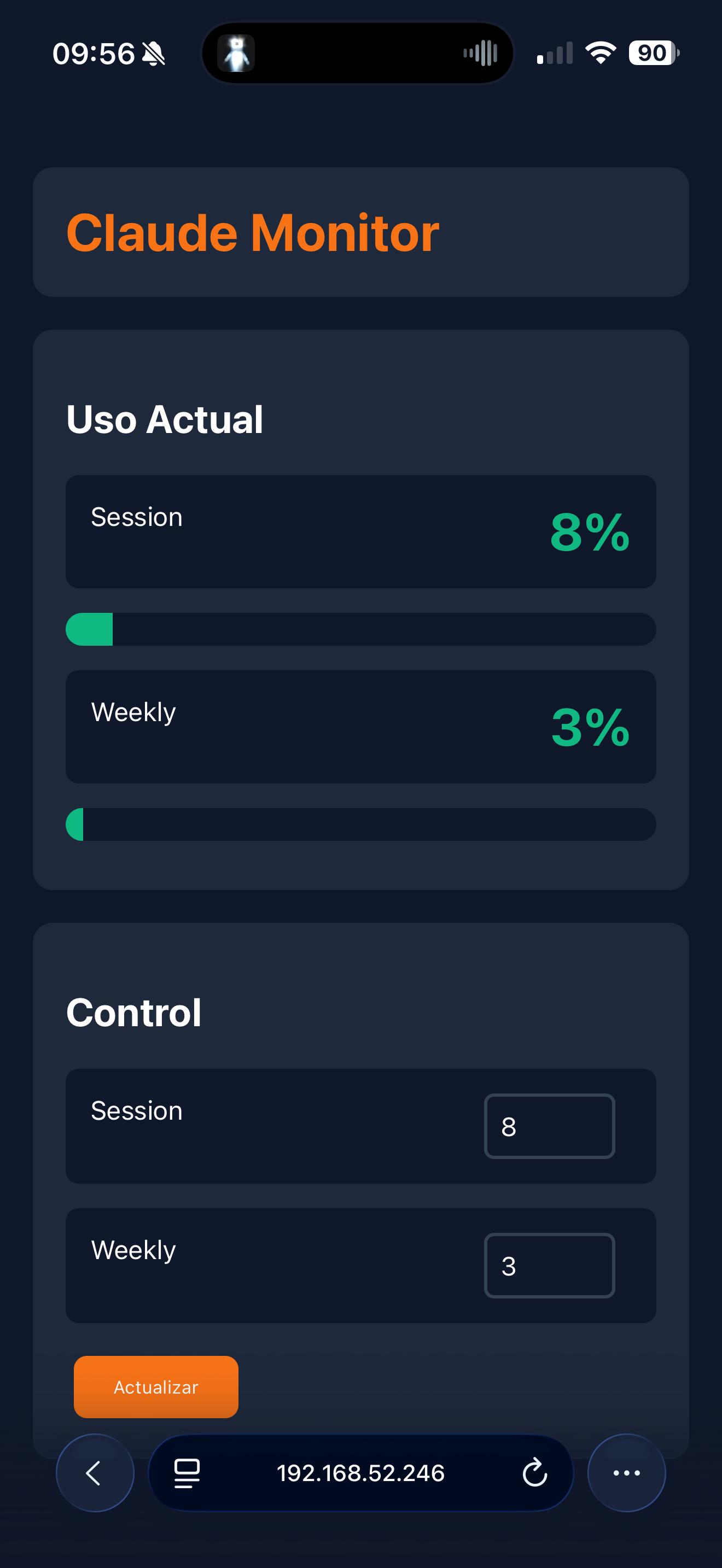 Claude Monitor App